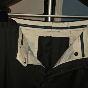 Canali Charcoal Formal Trousers